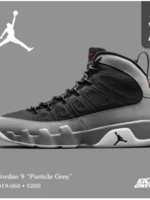 Air Jordan 9 Particle Grey (MASTER QUALITY) Shoes Wala