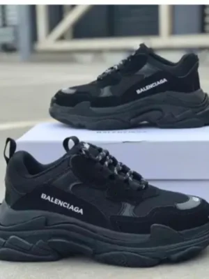 Balenciaga Triple S Black(Master Quality) Shoes Wala