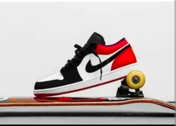 Air Jordan 1 Retro Low Black Toe(Master Quality) Shoes Wala