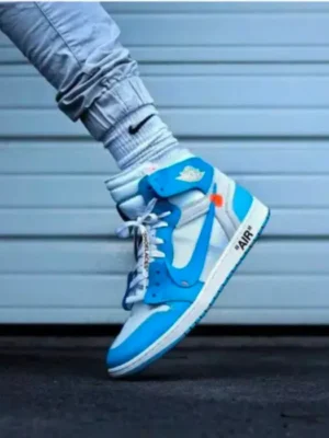 Air Jordan Retro 1 Off White University Blue(Master Quality) Shoes Wala