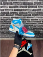 Air Jordan Retro 1 Off White University Blue(Master Quality) Shoes Wala