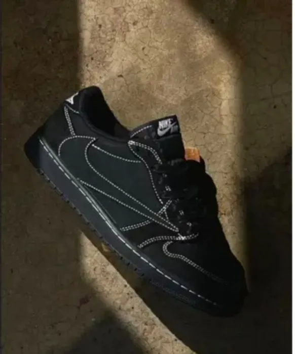 Travis Scott X AJ 1 Black Phantom (Master Quality) Shoes Wala