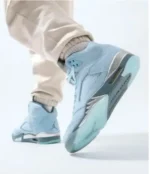 Nike Air Jordan Retro 5 Blue Bird(Master Quality) Shoes Wala