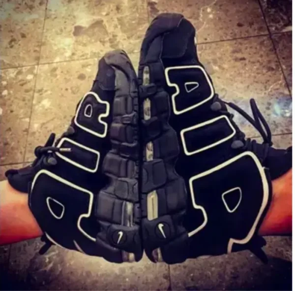 Nike Air Uptempo Black(Master Quality) Shoes Wala