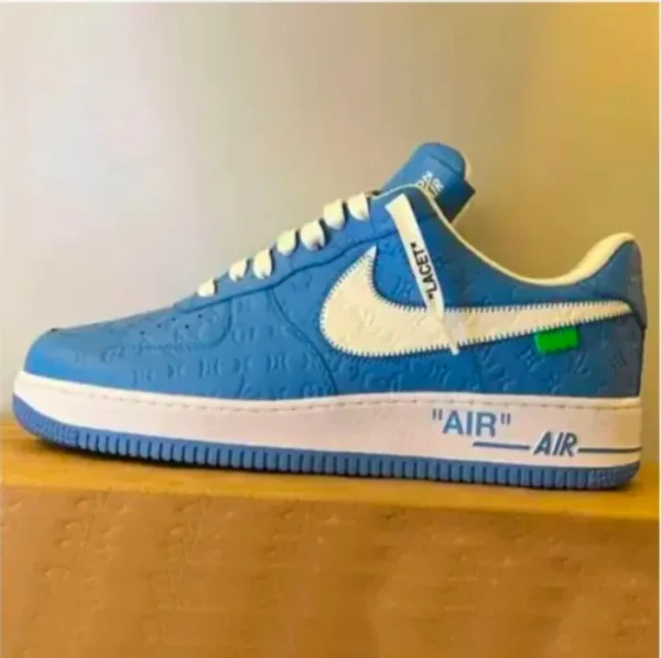 Nike Airforce 1 Louis Vuitton Blue(Master Quality) Shoes Wala