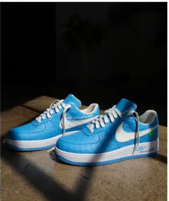 Nike Airforce 1 Louis Vuitton Blue(Master Quality) Shoes Wala