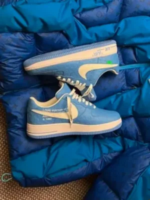 Nike Airforce 1 Louis Vuitton Blue(Master Quality) Shoes Wala