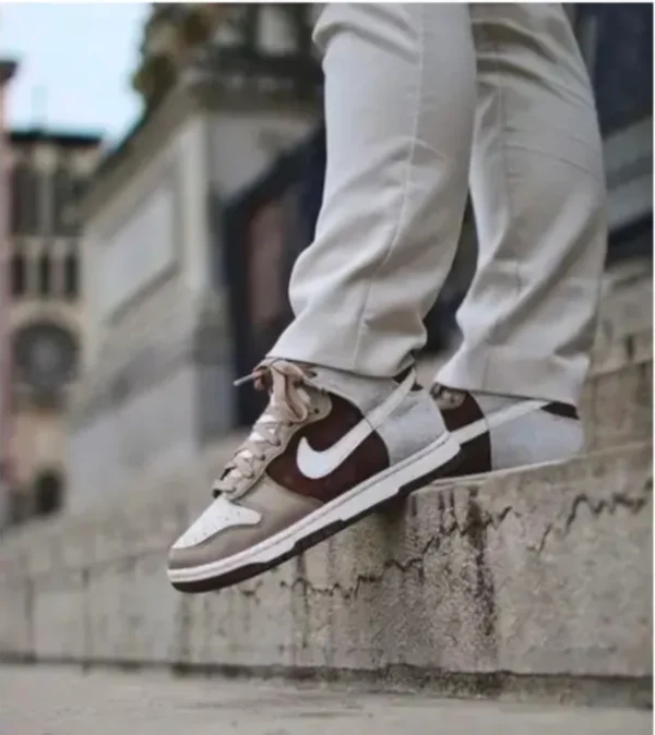Nike Dunk High Light Chocolate(Master Quality) Shoes Wala