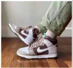 Nike Dunk High Light Chocolate(Master Quality) Shoes Wala