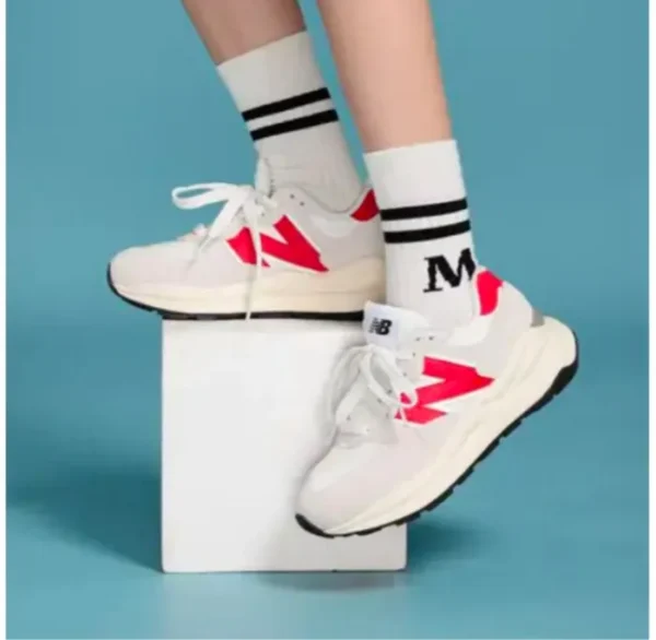 New Balance 57 40 Grey Red(Master Quality) Shoes Wala