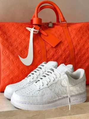 Nike Air Force 1-Off White X Louis Vuitton Virgil Abloh White ( Master Quality) Shoes Wala