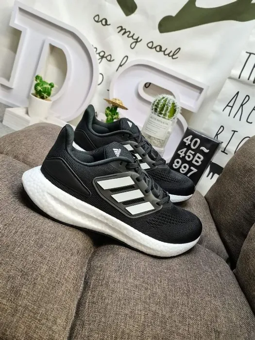 Adidas Pureboost 22 Black And White (Master Quality) Shoes Wala
