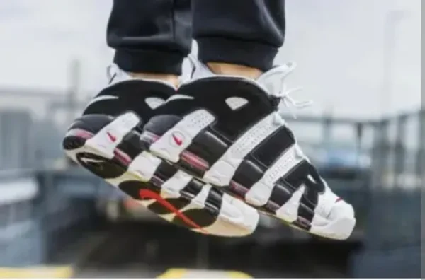 Nike Air Uptempo White Black (Master Quality) Shoes Wala