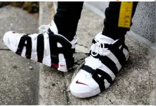 Nike Air Uptempo White Black (Master Quality) Shoes Wala