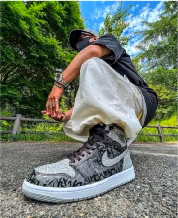 Nike Air Jordan 1 High OG Rebellionaire(Advance Quality) Shoes Wala