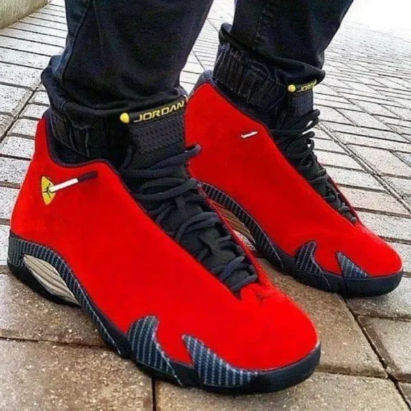 Jordan Retro 14 Ferrari Red(Advance Quality) Shoes Wala