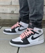 Jordan 1 High Og Stage Haze Black Grey (Advance Quality) Shoes Wala