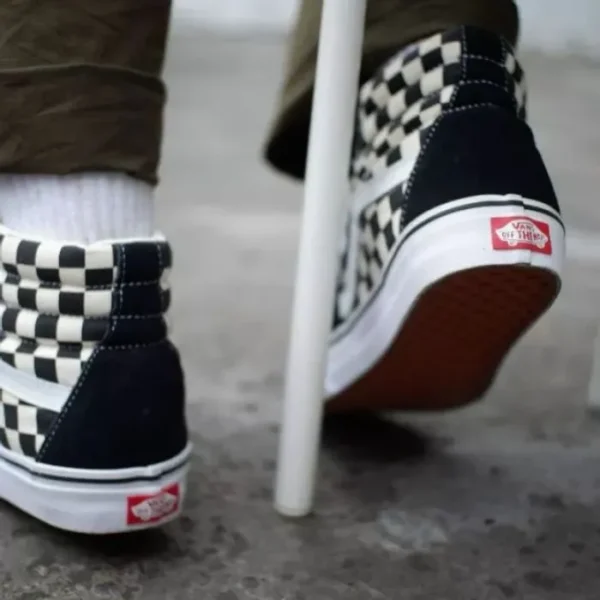 Vans Sk8 Hi Checkerboard ( Master Quality) Shoes Wala