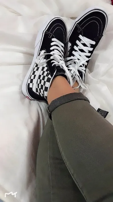 Vans Sk8 Hi Checkerboard ( Master Quality) Shoes Wala
