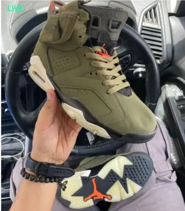 Jordan's Retro 6 Travis Scott (Master Quality) Shoes Wala