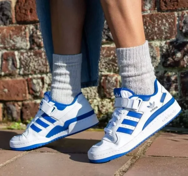 *Adidas Forum Low White Royal Blue*(Master Quality) Shoes Wala