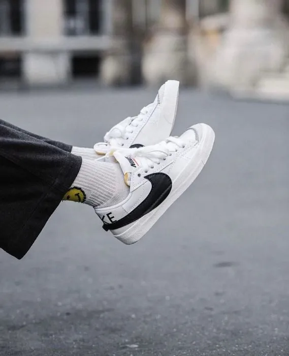 Nike Blazer Low Jumbo White Black (Master Quality) Shoes Wala