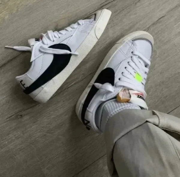 Nike Blazer Low Jumbo White Black (Master Quality) Shoes Wala