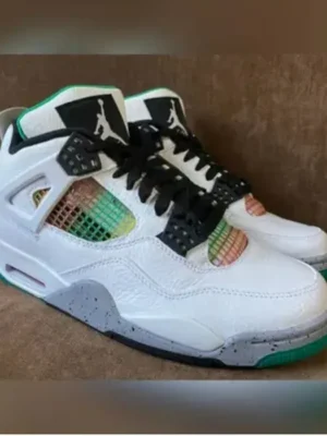 Air Jordan Retro 4 Lucid Green(Advance Quality) Shoes Wala