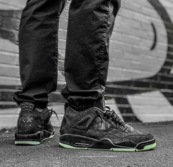 Nike Air Jordan 4 Kaws Black (Master Quality) Shoes Wala
