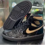 Air Jordan 1 Black Metallic Gold(Master Quality) Shoes Wala
