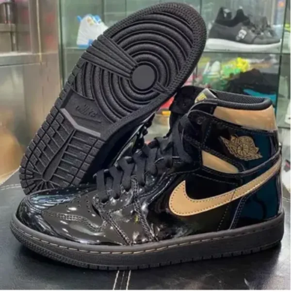 Air Jordan 1 Black Metallic Gold(Master Quality) Shoes Wala