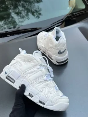 Nike Air More Uptempo White Onwhite(Master Quality) Shoes Wala