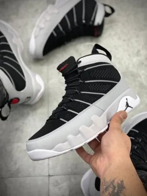 Nike Air Jordan Retro 9 Black White (Master Quality) Shoes Wala