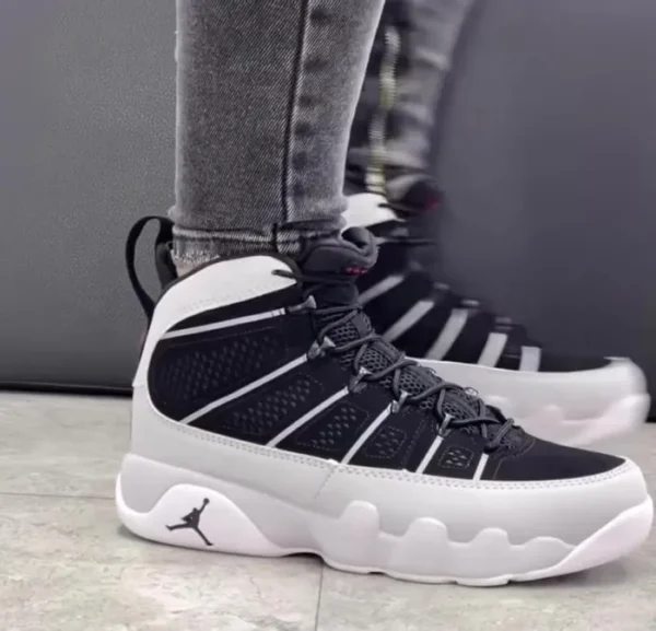 Nike Air Jordan Retro 9 Black White (Master Quality) Shoes Wala
