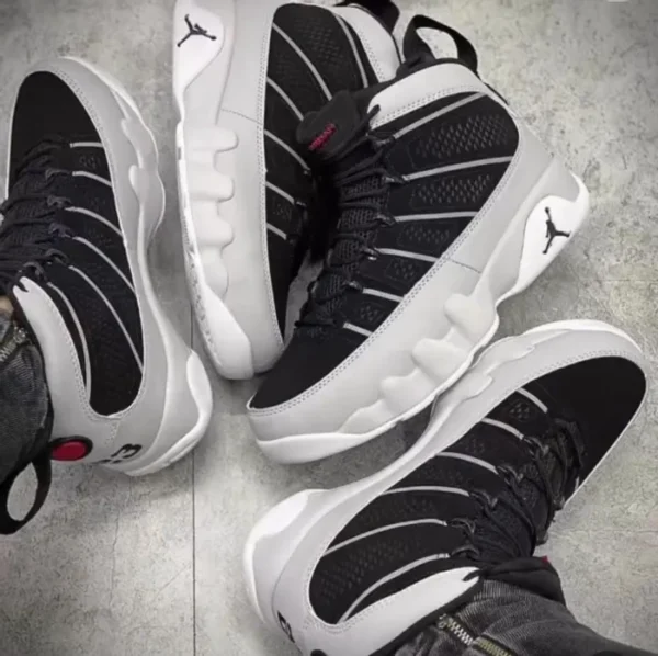 Nike Air Jordan Retro 9 Black White (Master Quality) Shoes Wala