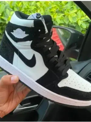 Air Jordan 1 Panda suede leather (Master Quality) Shoes Wala