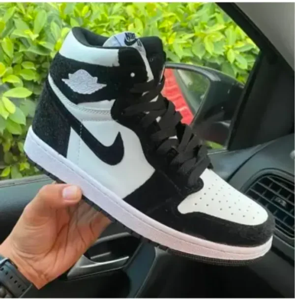 Air Jordan 1 Panda suede leather (Master Quality) Shoes Wala