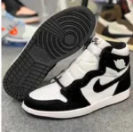Air Jordan 1 Panda suede leather (Master Quality) Shoes Wala