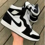 Air Jordan 1 Panda suede leather (Master Quality) Shoes Wala