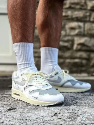 Nike Air Max 1x Patta White Pure Platinium(Master Quality) Shoes Wala