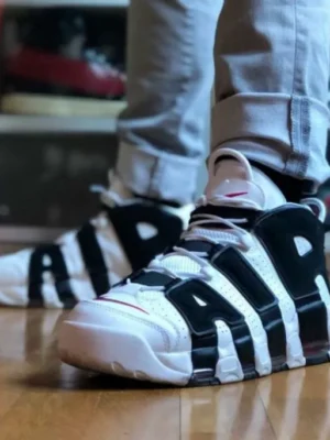 Nike Air More Uptempo Scottie Pippen White Black (Master Quality) Shoes Wala