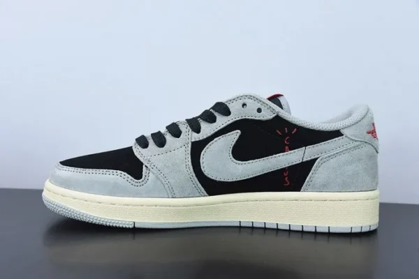 Travis Scott X Air Jordan 1 Retro Low Black Phantom (Master Quality) Shoes Wala