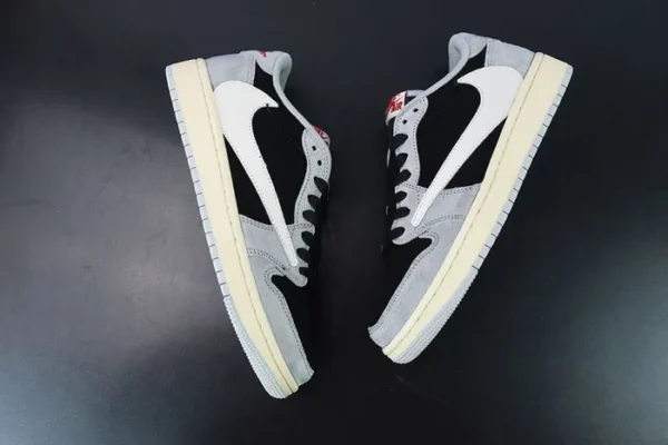 Travis Scott X Air Jordan 1 Retro Low Black Phantom (Master Quality) Shoes Wala