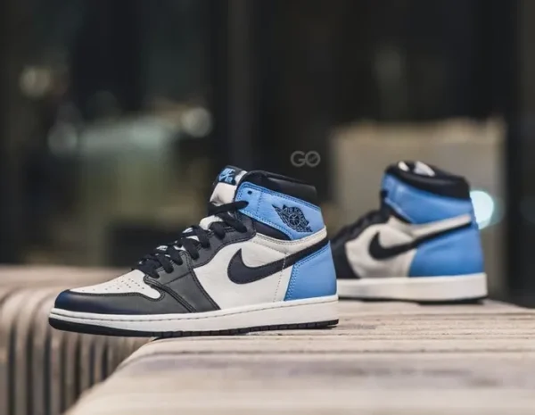 Jordan 1 Obsidian Unc Long (Master Quality) Shoes Wala