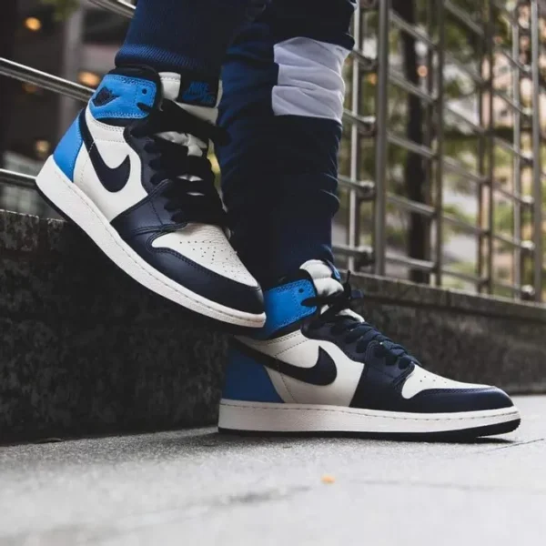 Jordan 1 Obsidian Unc Long (Master Quality) Shoes Wala