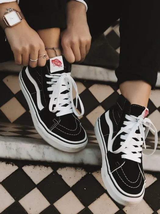 Vans Old Skool Black Long (Master Quality) Shoes Wala