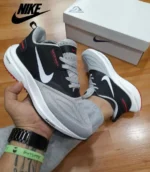 Nike Air Zoom Running Water Shell Grey Black For Men (Master Quality) Shoes Wala